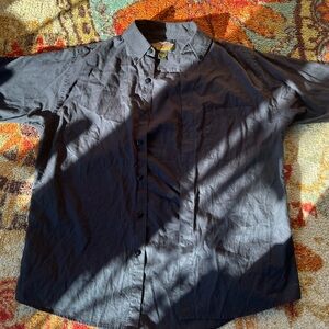 Harley Davidson Black button up like new